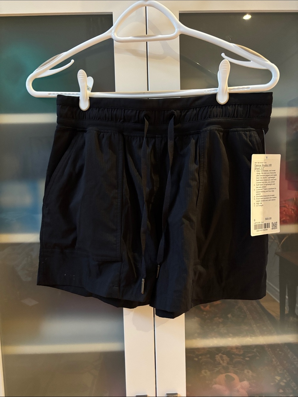 Lululemon Dance Studio Shorts SZ 6 BLACK 3.5” NWT 🖤🖤🖤